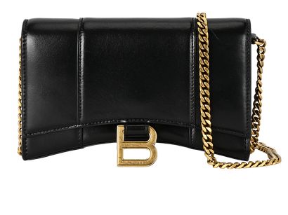 Hourglass Woc, &pound;650, Handbags, Black, Leather, Front view